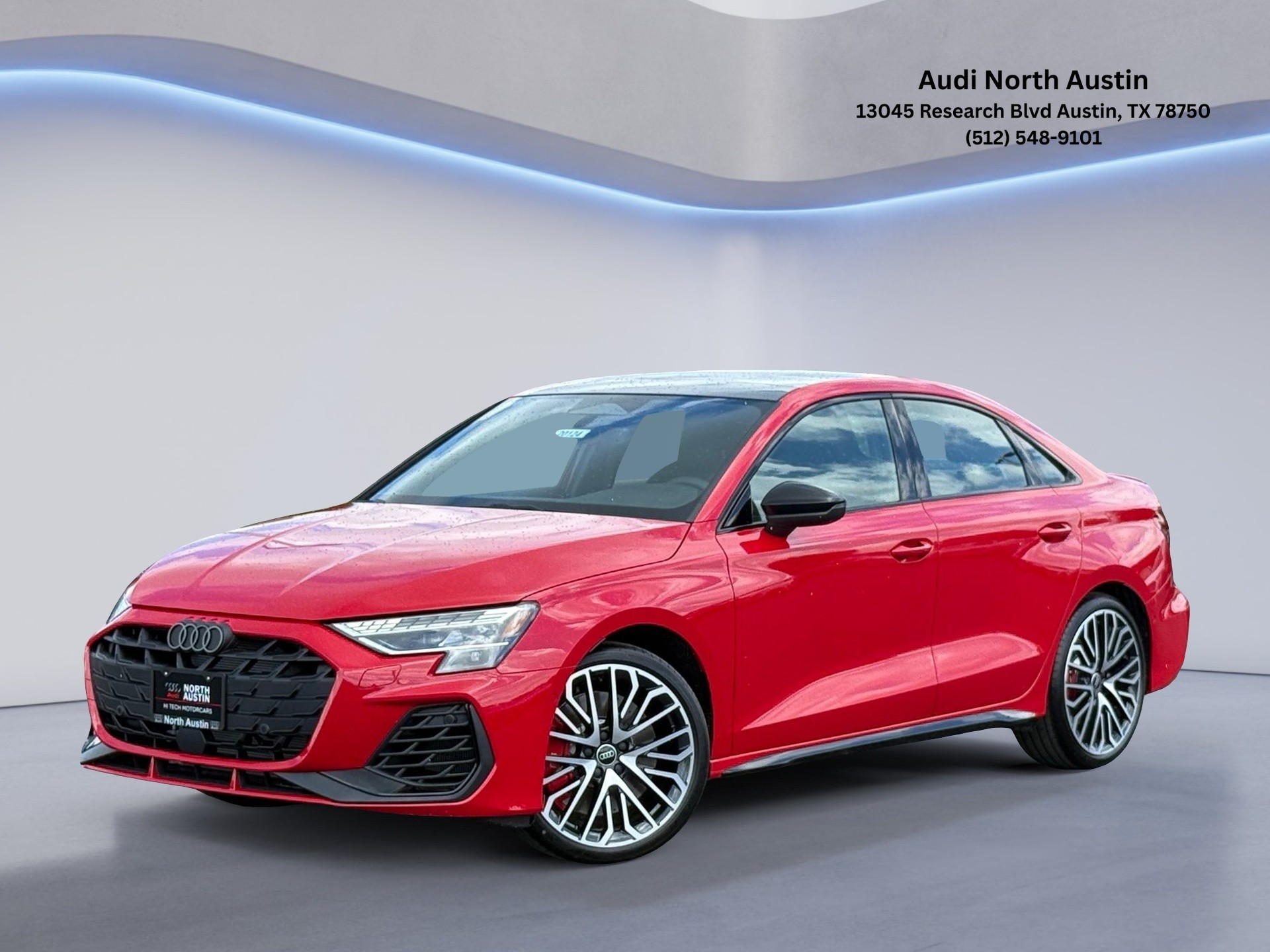 Progressive Red Metallic 2026 Audi S3 2.0T quattro Premium Sedan All-Wheel Drive 7-Speed Automatic
