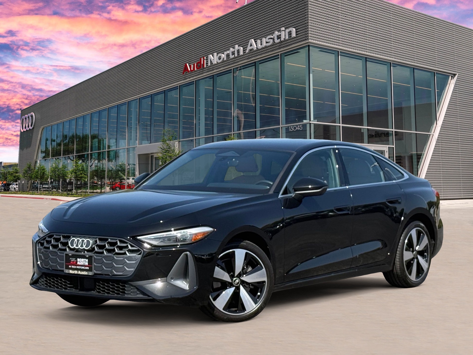 Mythos Black Metallic 2025 Audi A5 Sedan All-Wheel Drive 7-Speed Automatic