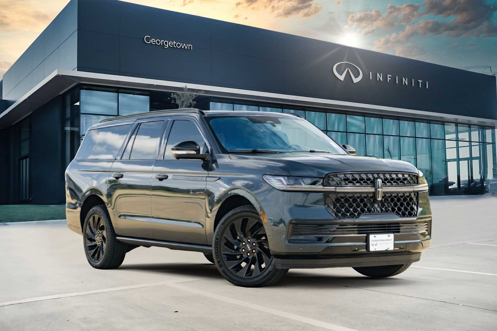 Blue Metallic 2025 Lincoln Navigator SUV / Crossover Four-Wheel Drive Automatic