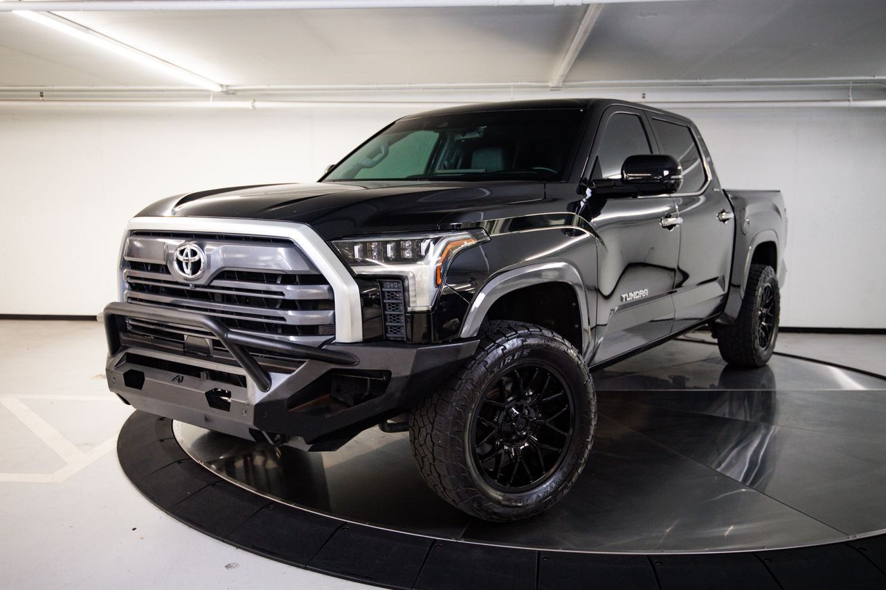 Midnight Black Metallic 2024 Toyota Tundra Pickup Truck Four-Wheel Drive Automatic