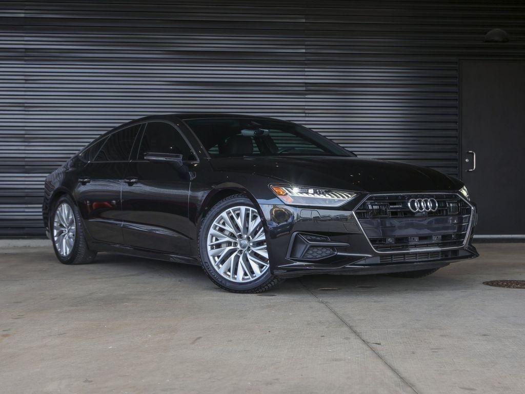 Vesuvius Gray Metallic 2019 Audi A7 quattro Premium Plus 55 TFSI Sedan All-Wheel Drive 7-Speed Dual Clutch