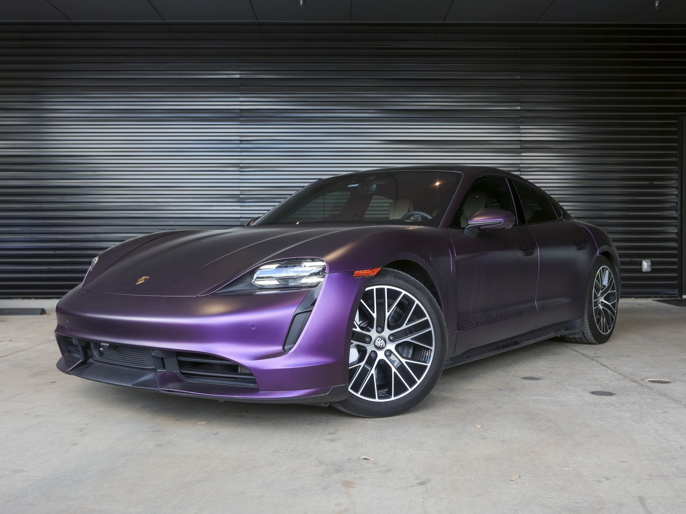 Black 2020 Porsche Taycan Turbo AWD Sedan All-Wheel Drive 2-Speed Automatic