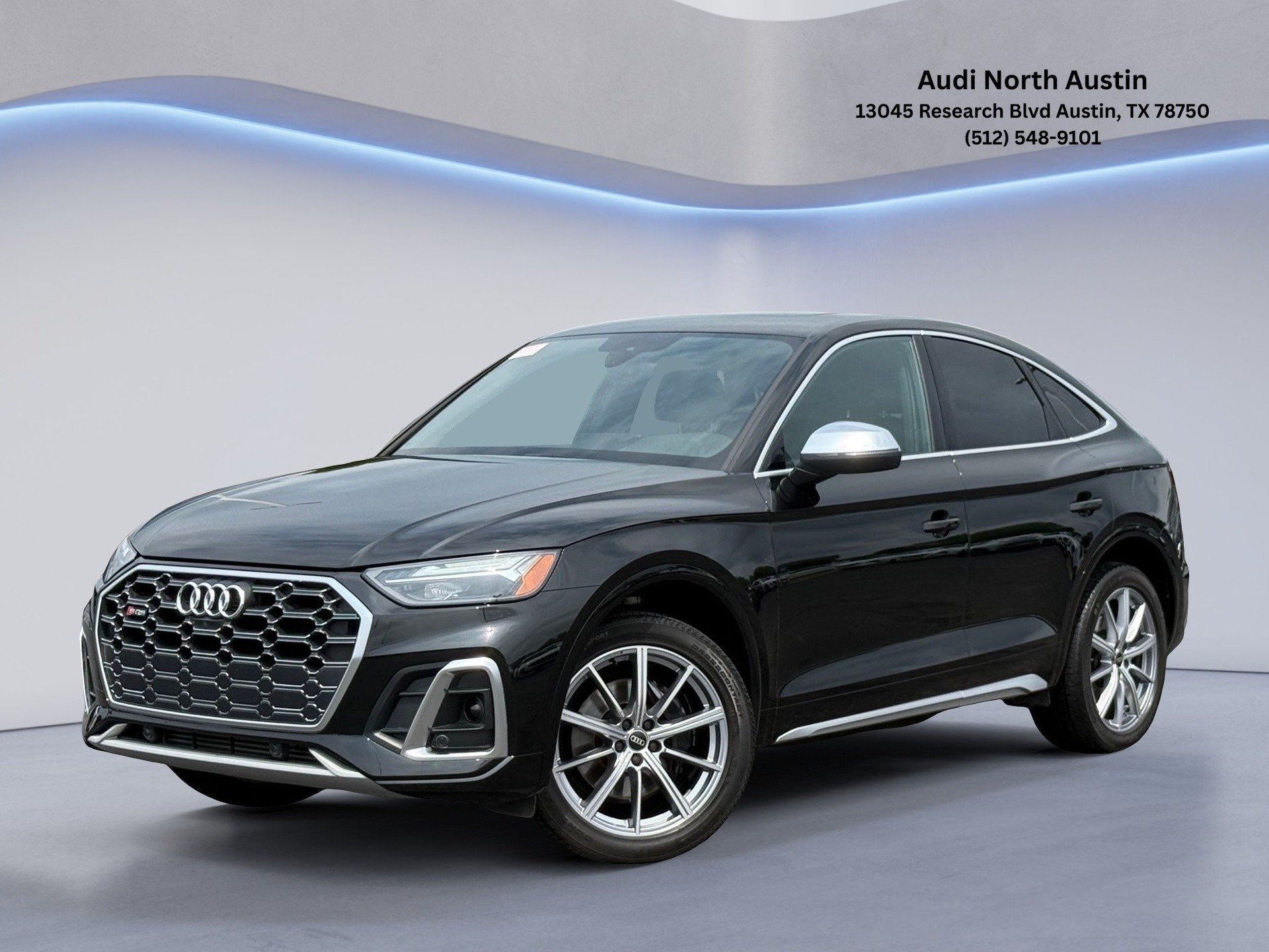 Mythos Black Metallic 2023 Audi SQ5 Sportback Sedan All-Wheel Drive 8-Speed Automatic